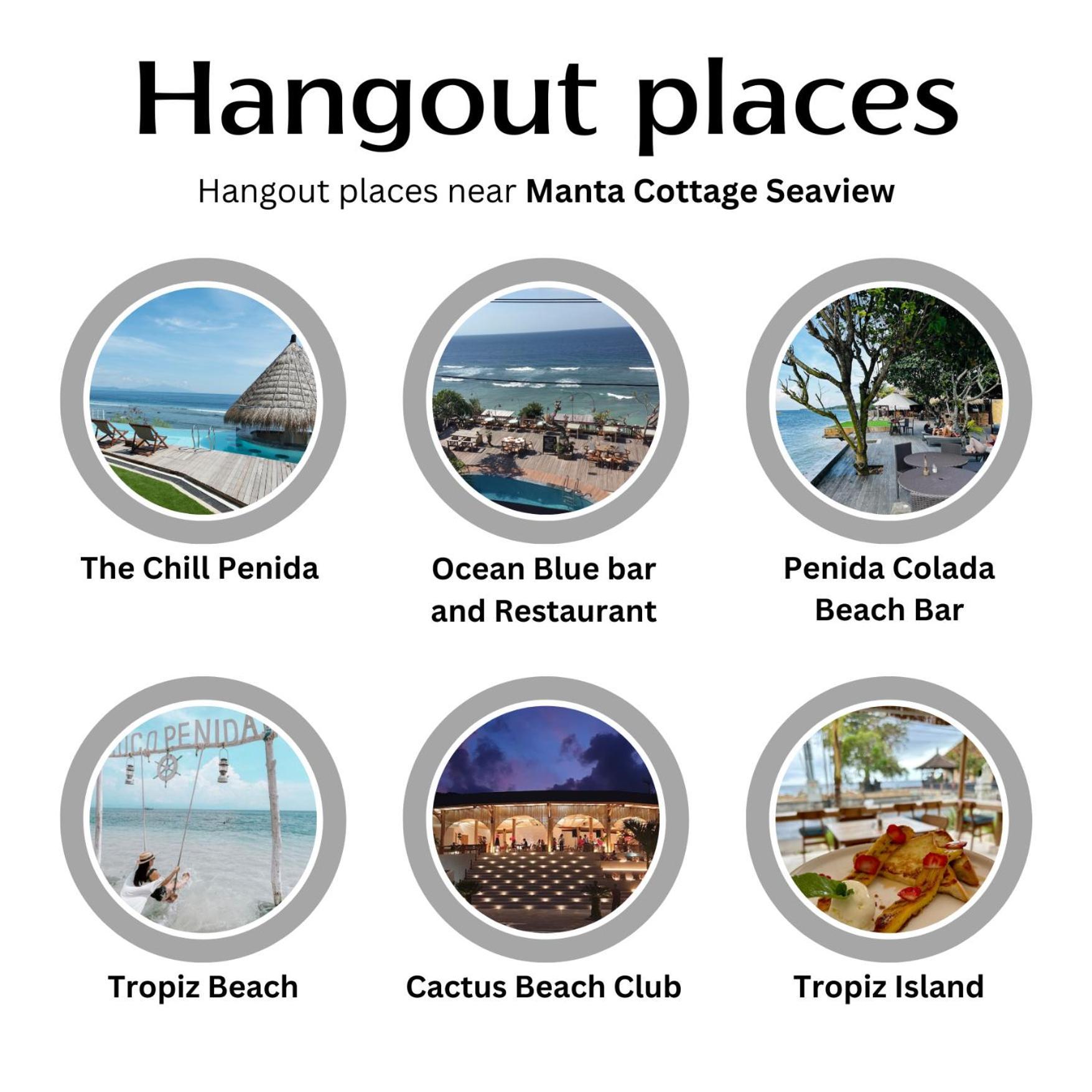 Manta Cottages With Sea View Batununggul Exterior photo